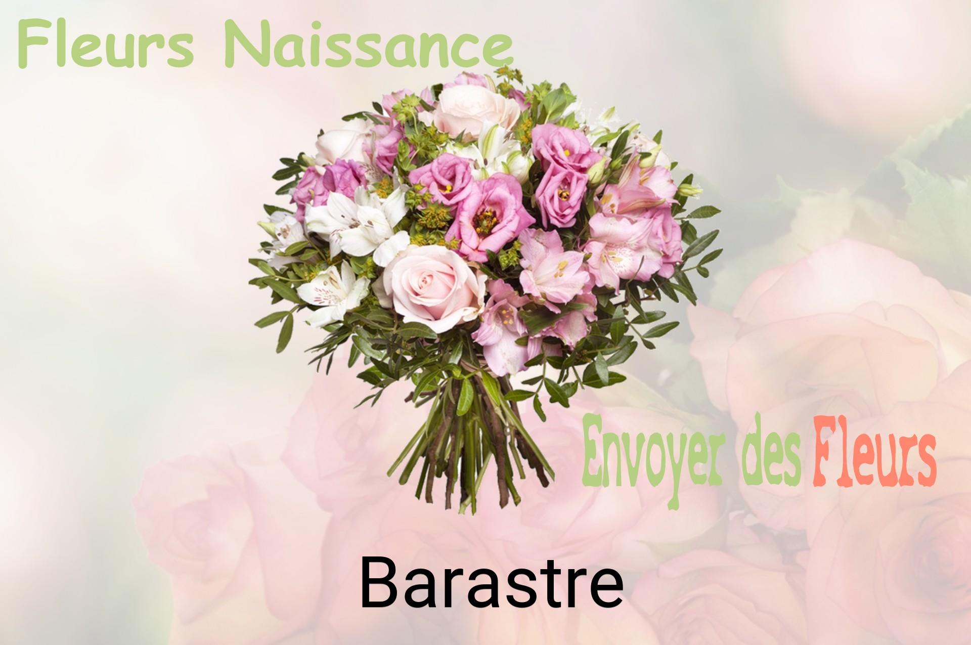 Bouquet de fleurs de naissance livré à Barastre