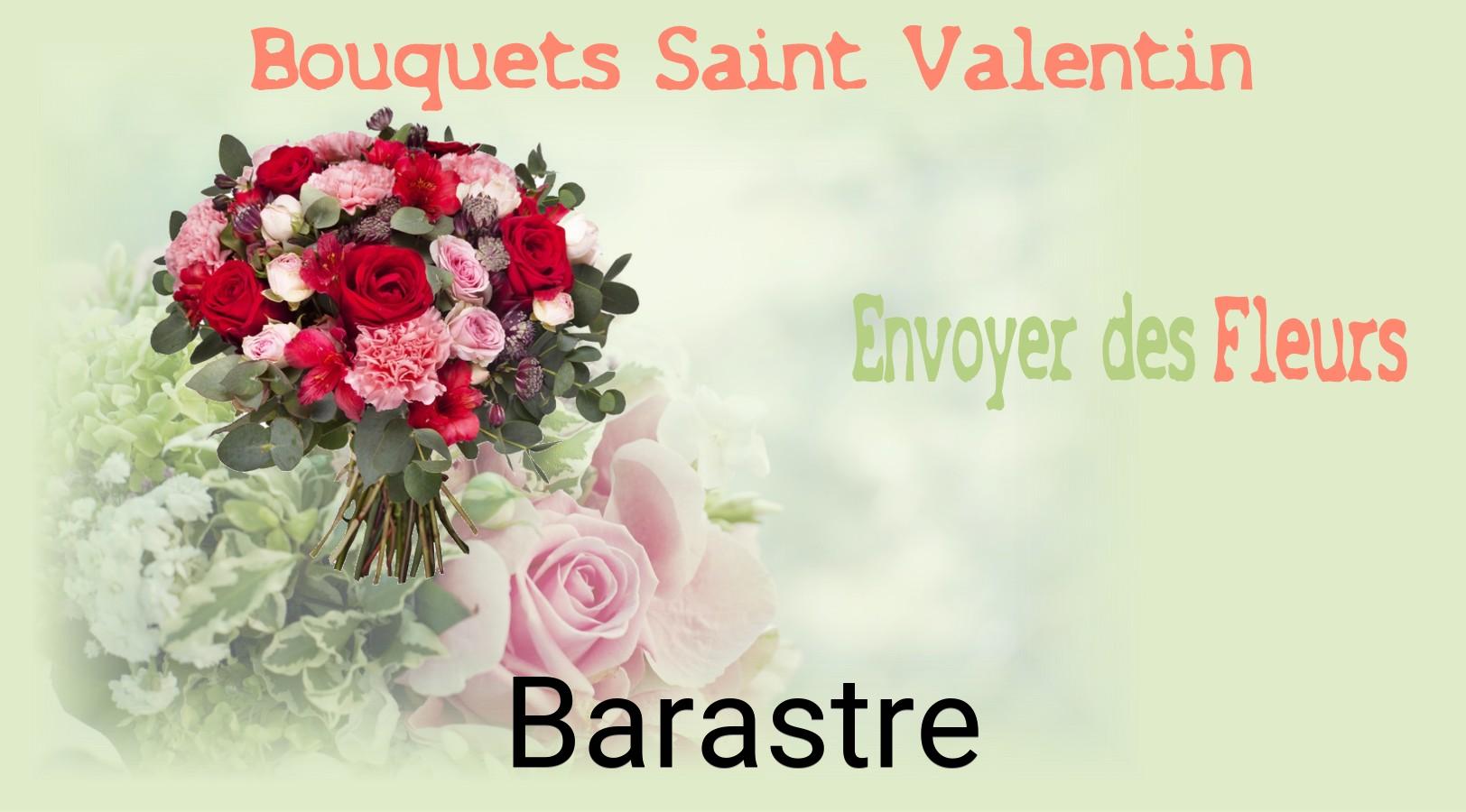 Roses de Saint-Valentin livrées à Barastre